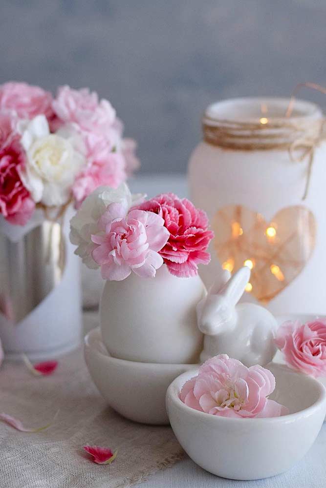 White And Pink Flowers For A Sweet Day