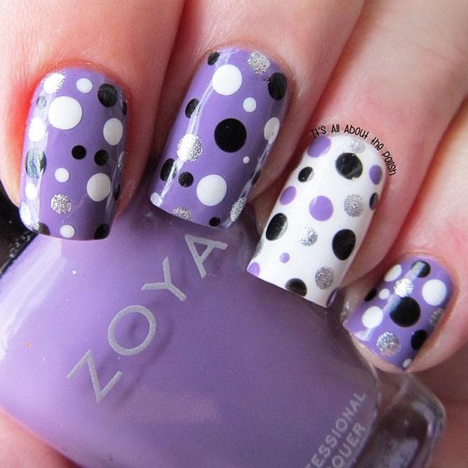 Cheerful Polka Dots Nails