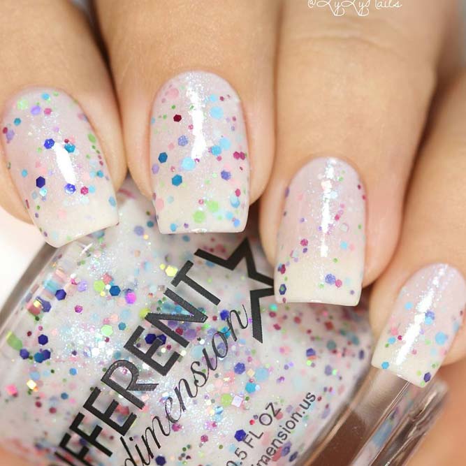 Candy Glitter Nails