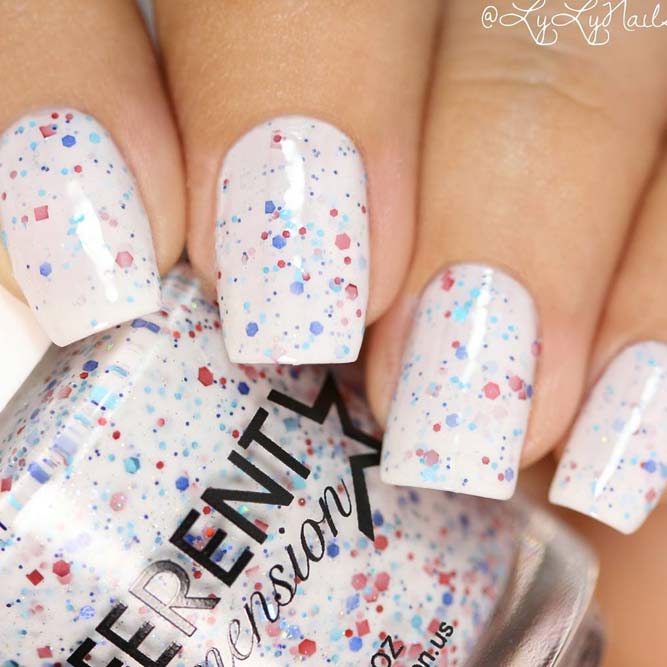 Candy Glitter Nails
