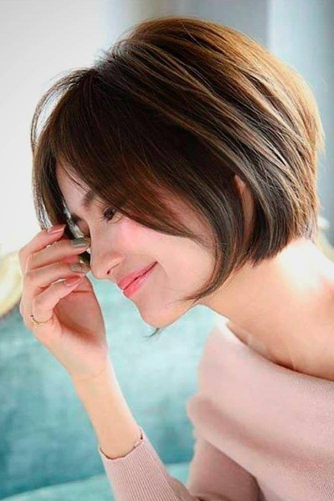 Chin Length Inverted Bob #shorthair