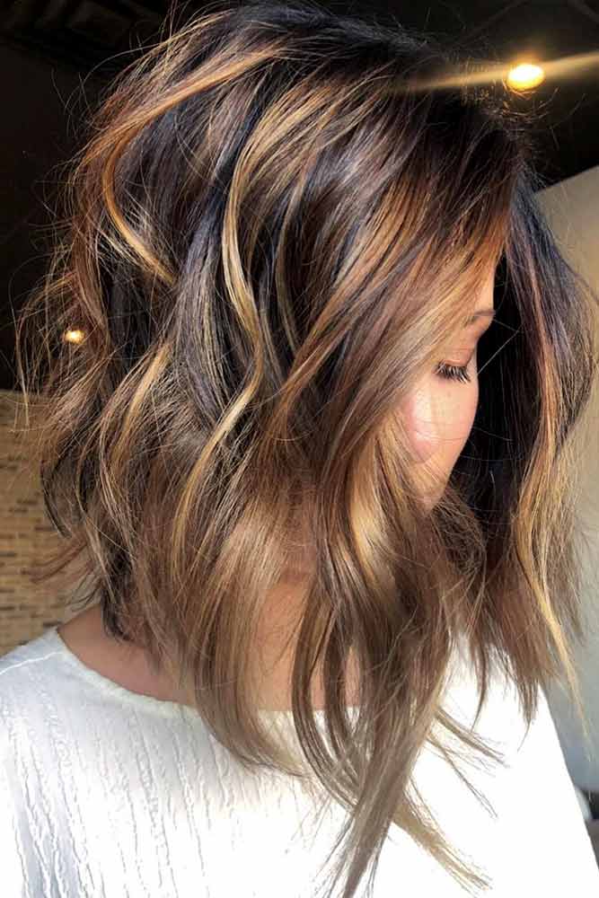 Beautiful Wavy Inverted Bobs