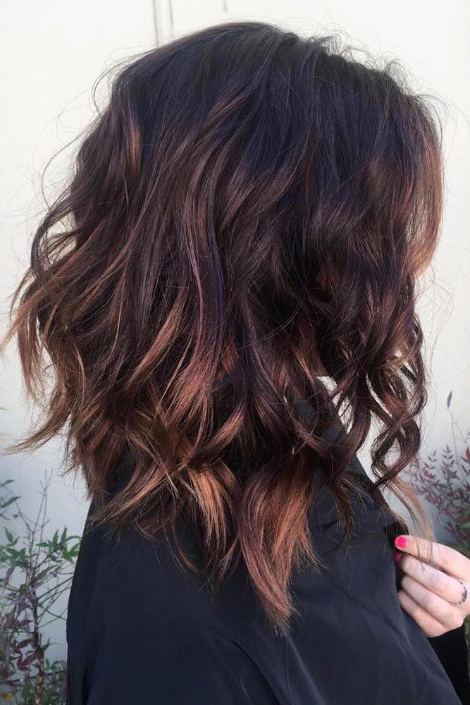 shoulder length wavy haircuts thick hair