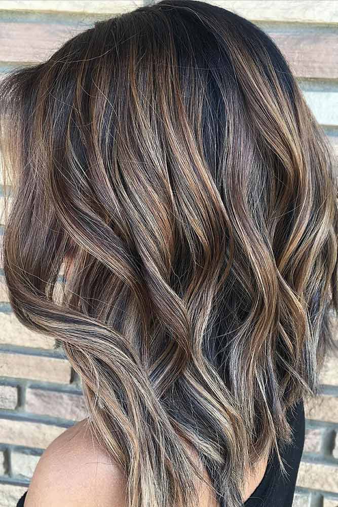 50 Best Medium Length Haircuts for Thick Hair to Try in 2023 - Hair Adviser  | Brown hair color shades, Honey brown hair, Haircut for thick hair