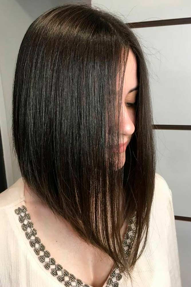 Long Angled Hair