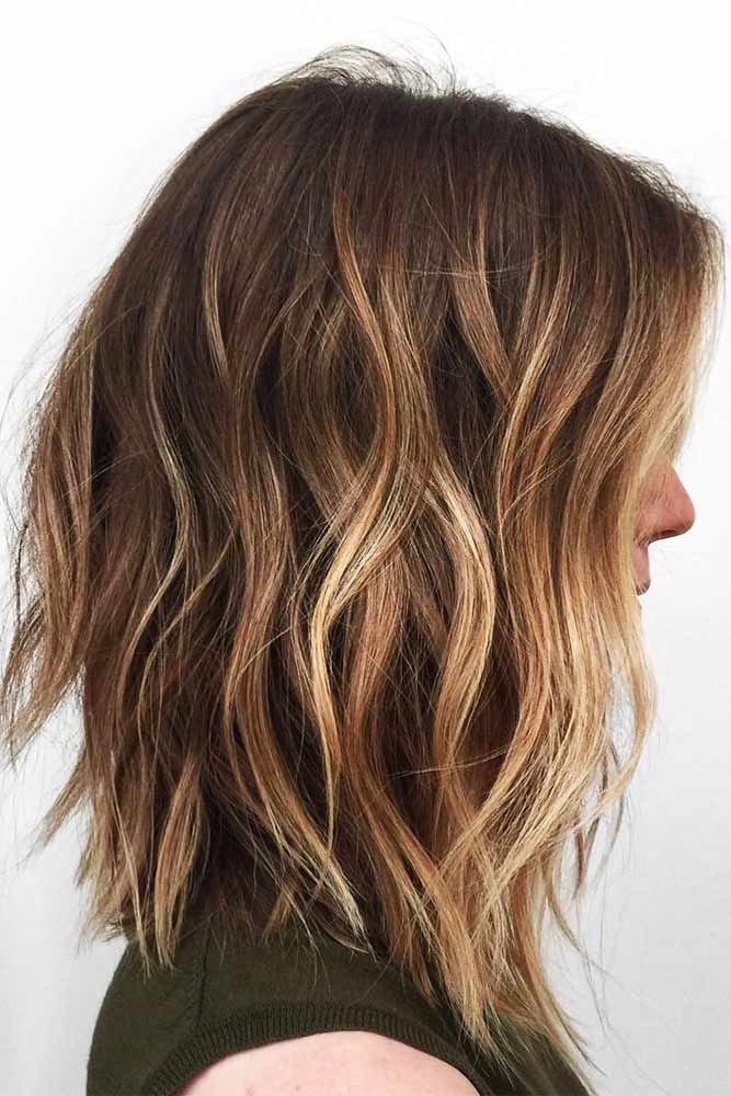 cute medium haircuts for thick wavy hair