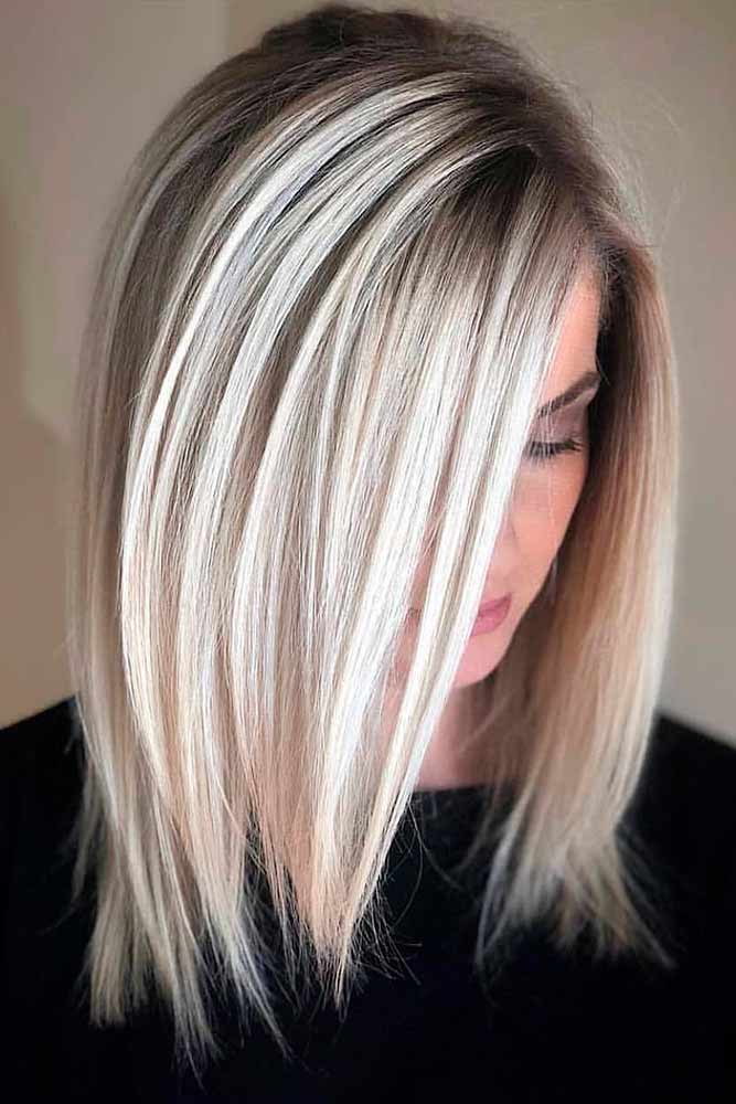 straight layered scene hair