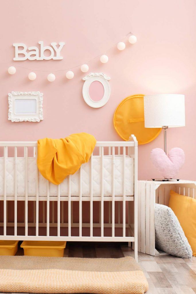 Nursery Idea with Pink Colors for Little Princess