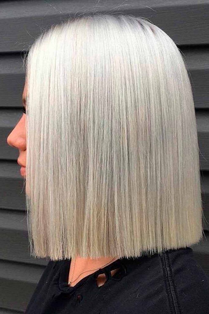 Blonde shoulder length hair cheap straight