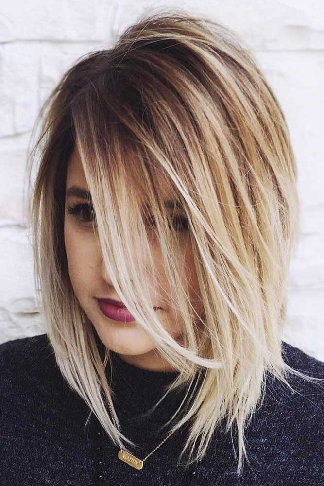 Sexy Shoulder Length Haircuts Staight Long Bob Blonde Cute Ideas 