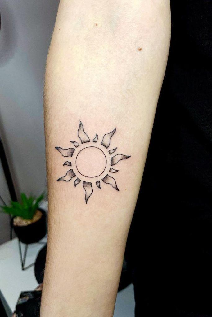 Yin Yang Sun Tattoo – Tattoo for a week