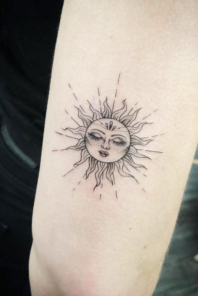 12+ Hippie Sun Tattoo Designs