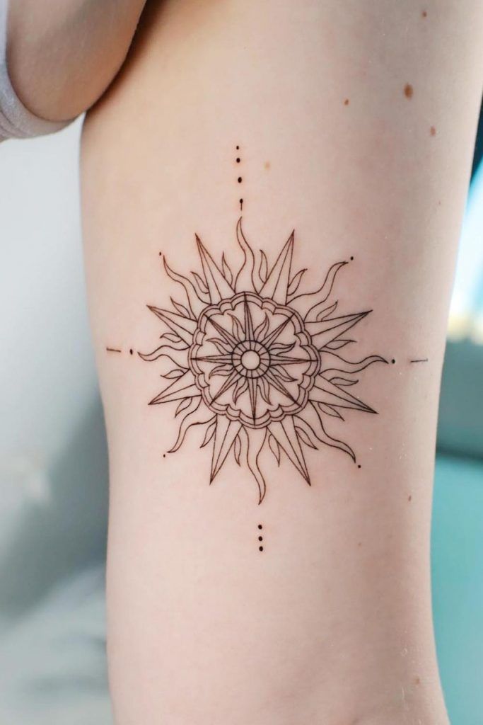 Half Sun Tattoo | Sun tattoo designs, Tattoo designs, Angel tattoo designs