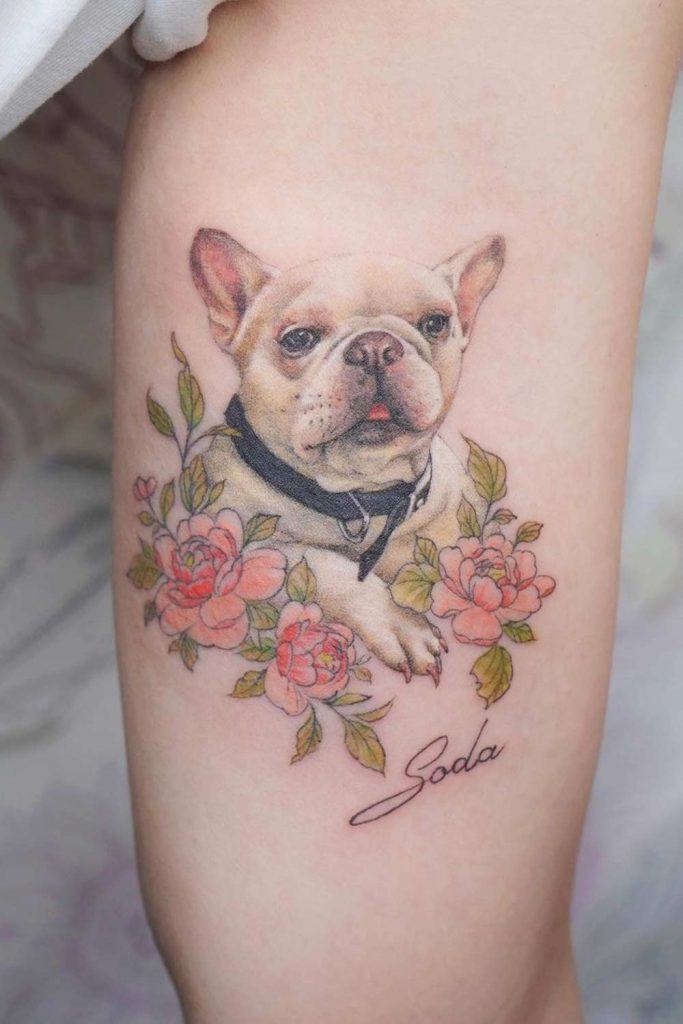 Realism Tattoo Style #realismtattoo #dogtattoo