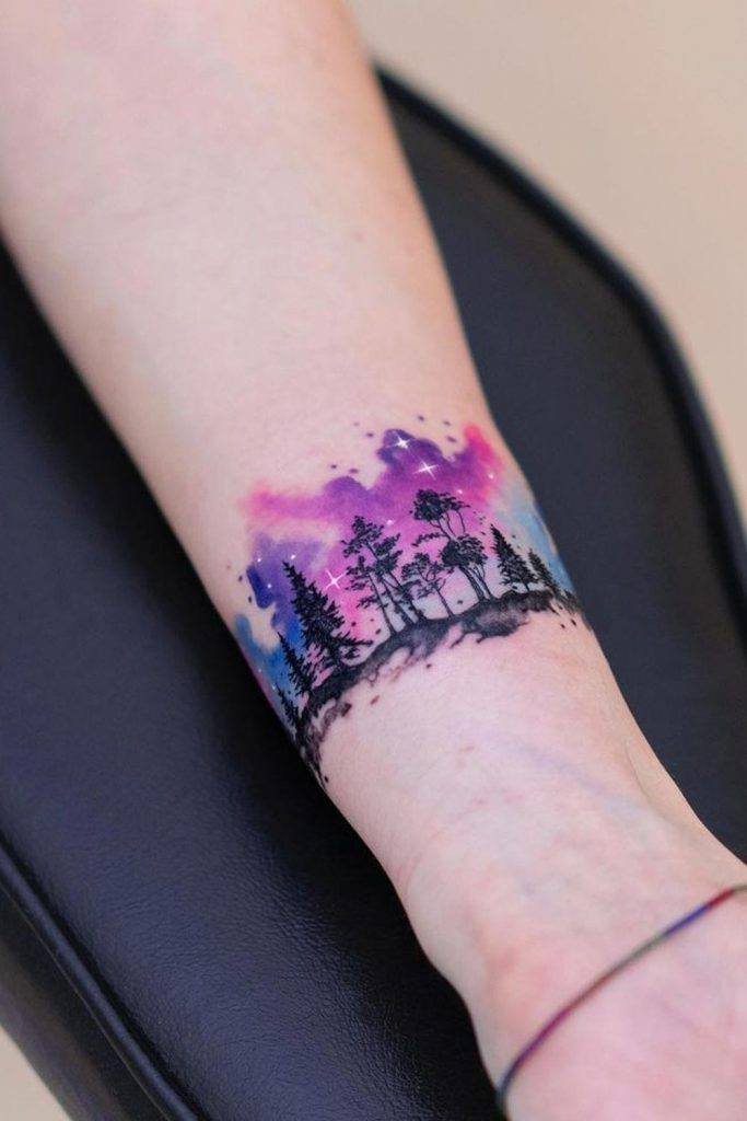 Watercolor Tattoo Style #watercolortattoo