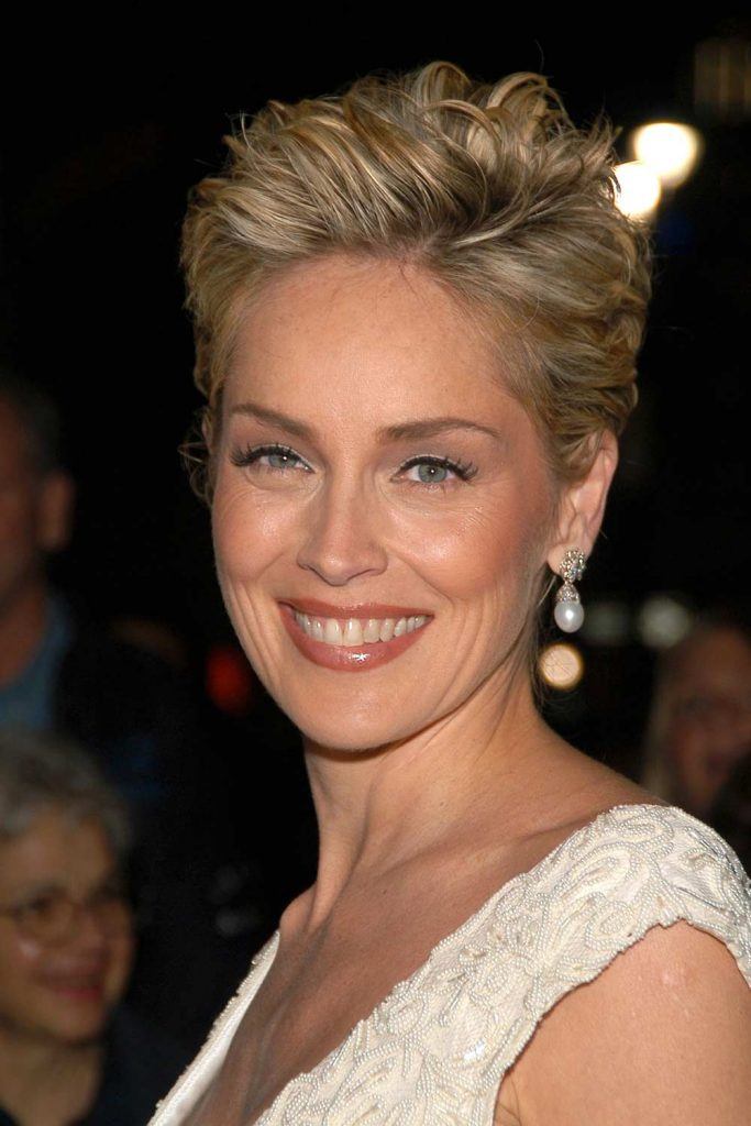 Sharon Stone and Blonde Pixie