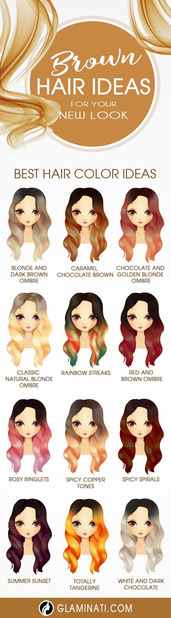Charming and Chic Options for Brown Hair with Highlights