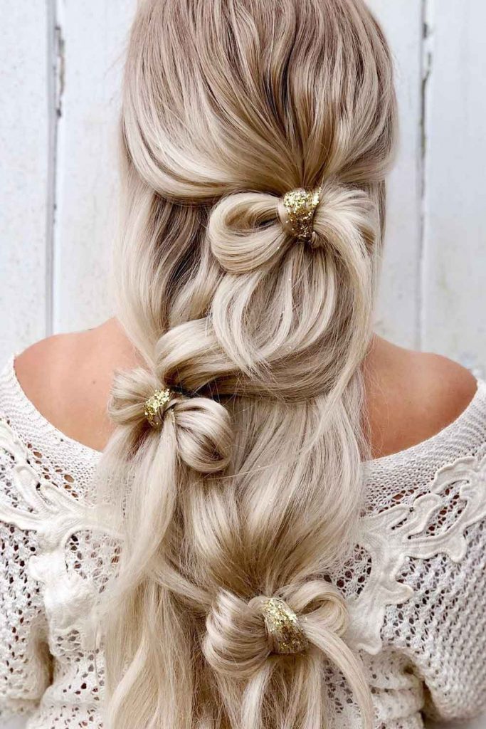 Hair Bows Hairstyle for Graduation