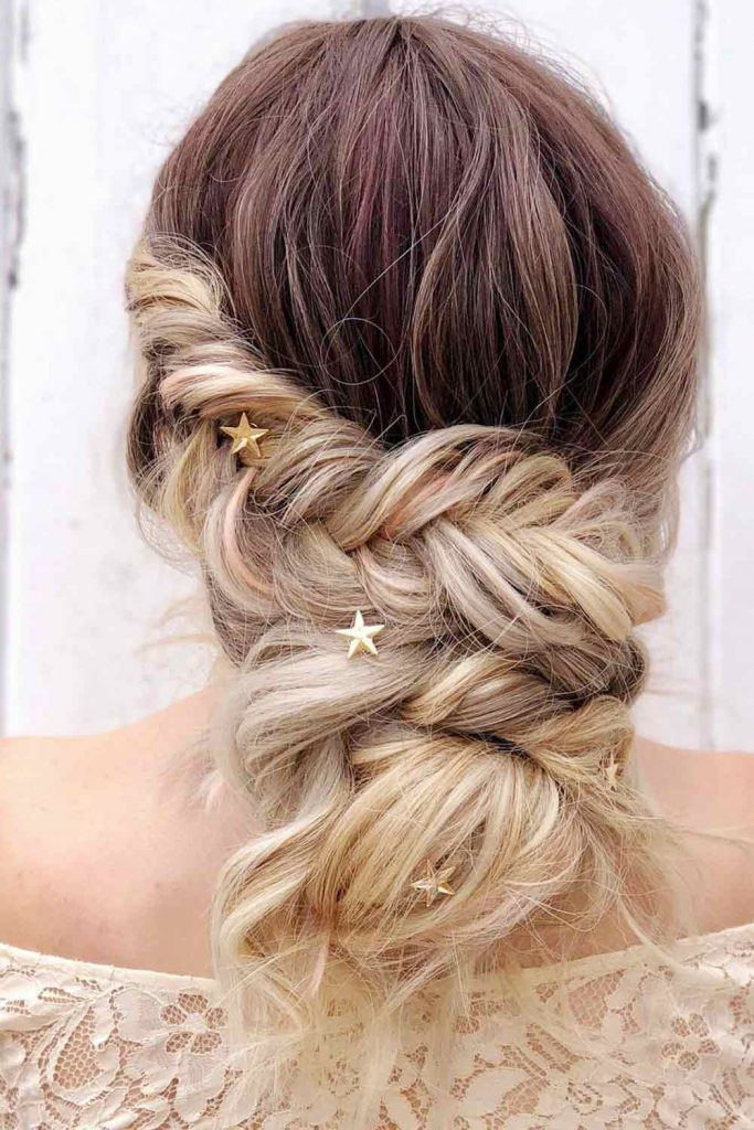 Updo with Low Bun Hairstyle for Graduation Day