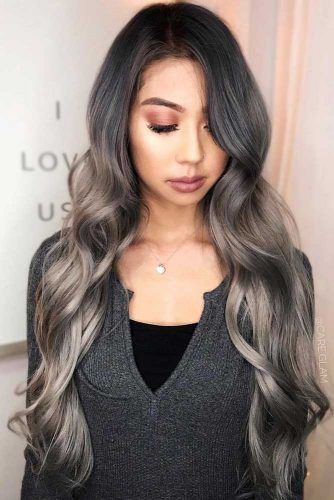 Grey To Ash Blonde Ombre #blondehair #ombre
