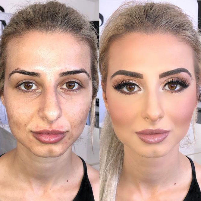 Soft Makeup Transformation #pinklips