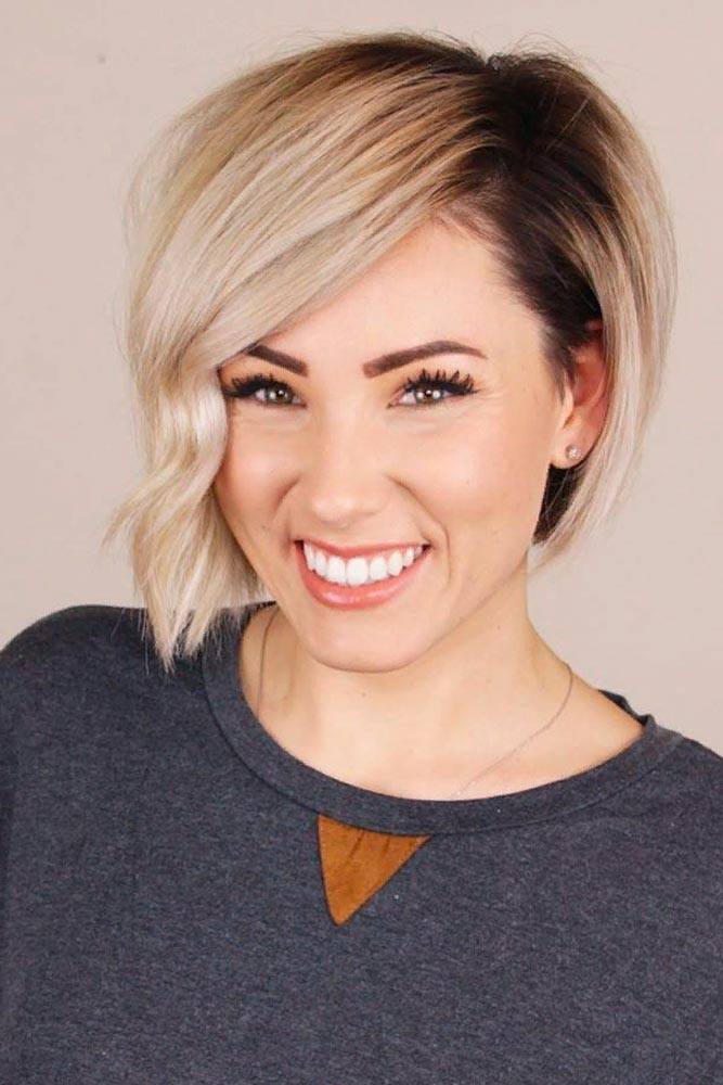 55 Short Haircuts for Round Faces That Stylists Love