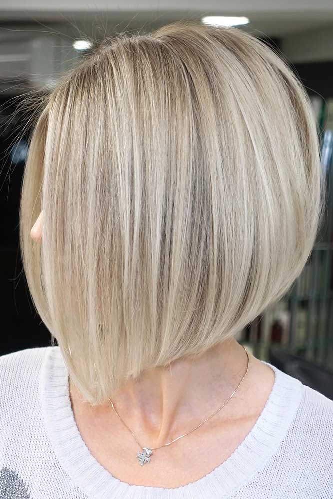 Amazing Inverted Bob Hairstyles For Short Hair #bob #blondehair