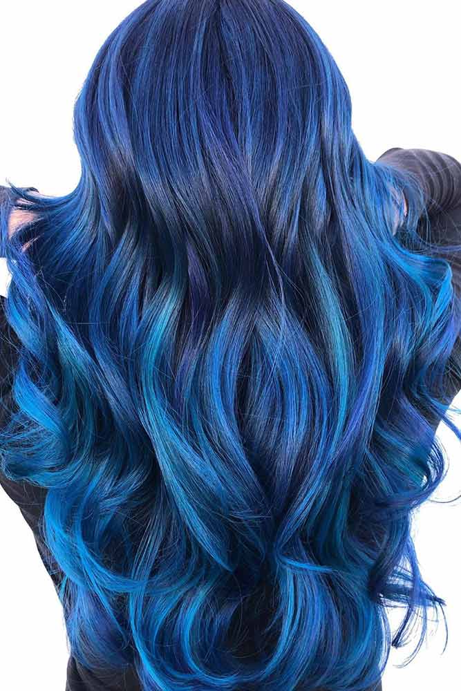 The Magical Power of Blue Black Hair - Glaminati
