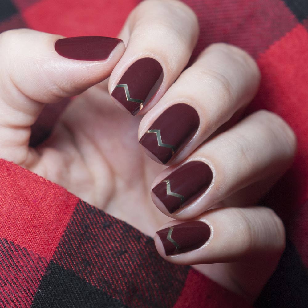 Matte burgundy for autumn : r/RedditLaqueristas