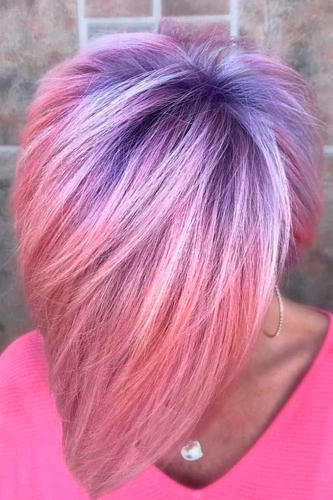 Purple Ombre For Pixie Hair #shorthair #pixiehairstyle