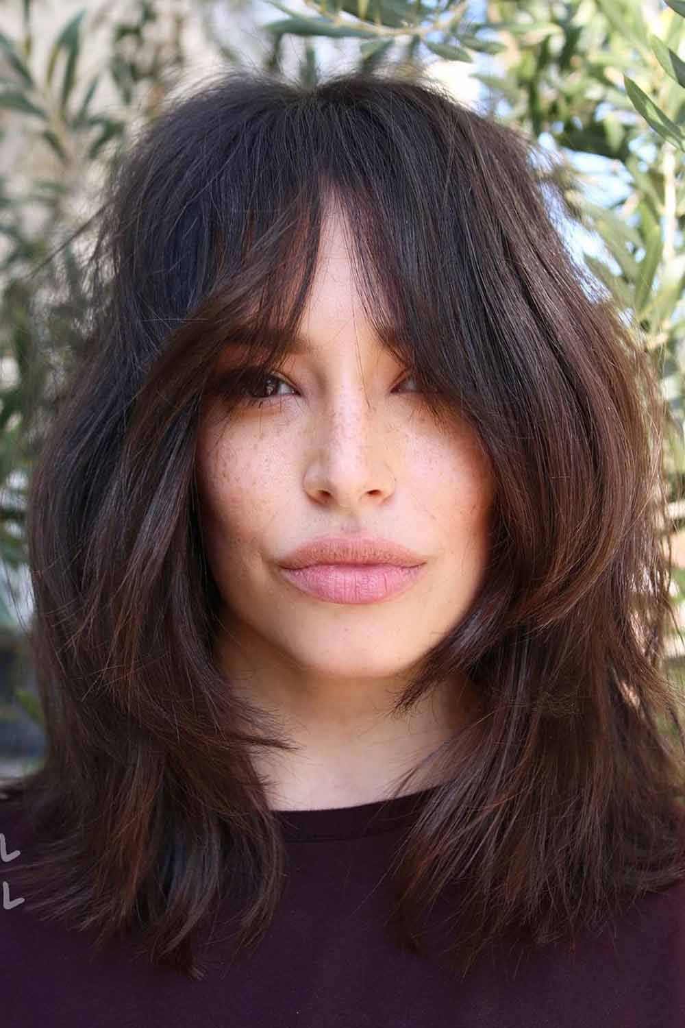 Curtain Bangs Hairstyles from Celebrities