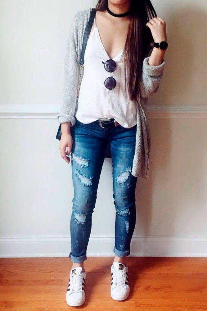 Comfy Outfit For Everyday Wearing #casualoutfit #everydaylookideas