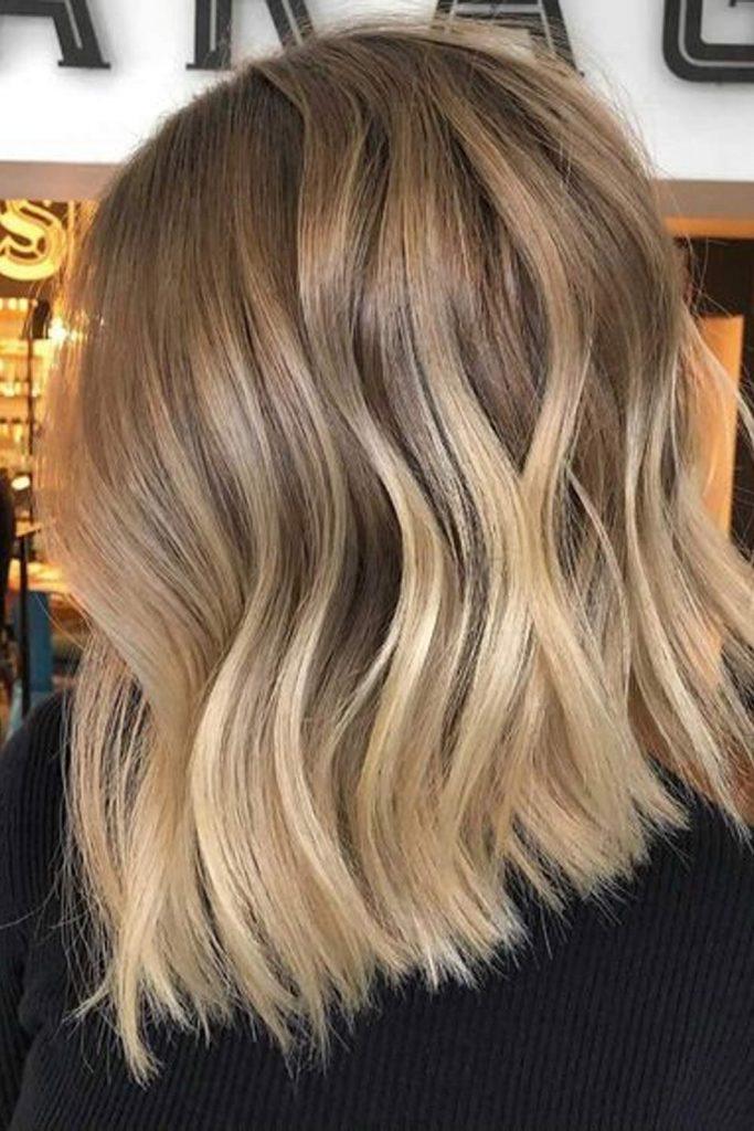 dirty blonde hair with brown highlights