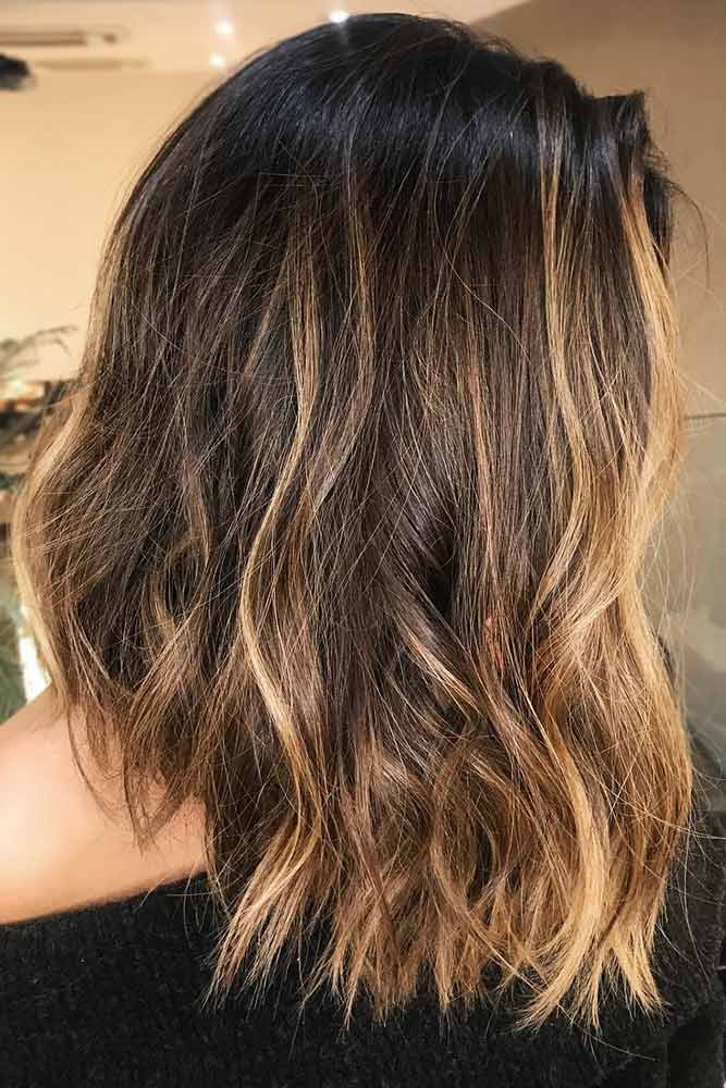 Dark Roots With Honey Highlights #blondehair #brunette #highlights