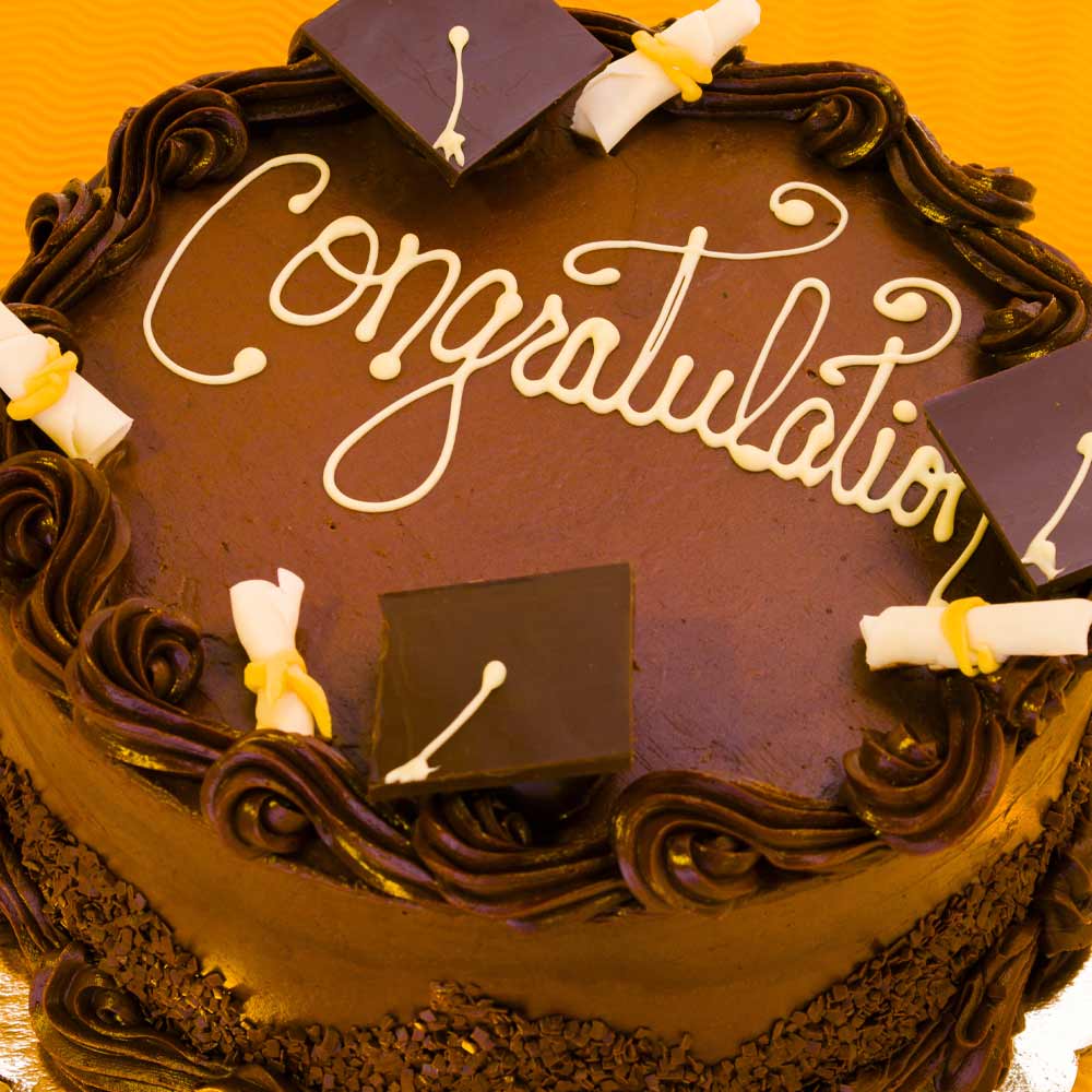 Chocolate Graduation Cake