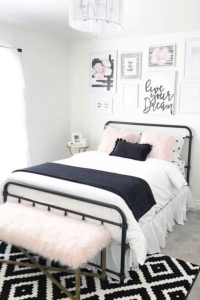 Cute Vintage Teen Bedroom Idea #vintage #cozy