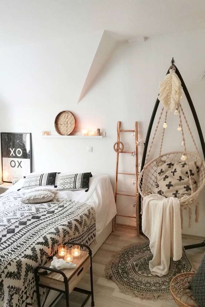 Boho Teen Bedroom Idea #cozybedroom #bohobedroom