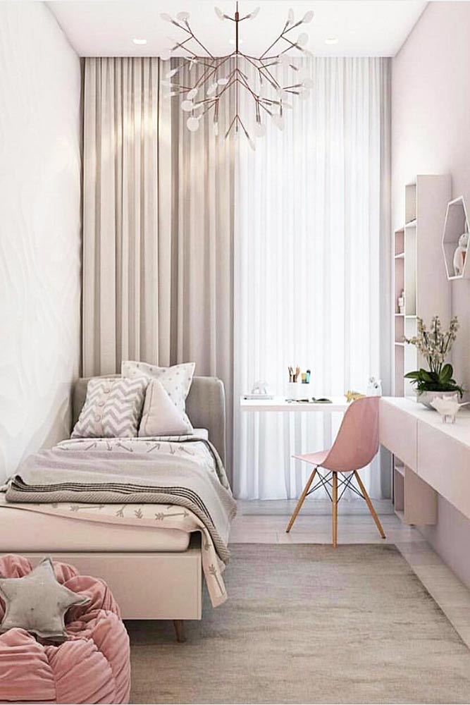 Cool Teen Bedroom Idea In Pastel Colors