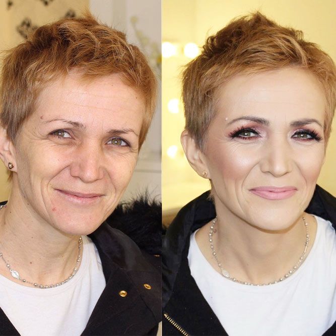 Before And After Makeup For Older Women #beforeandafter