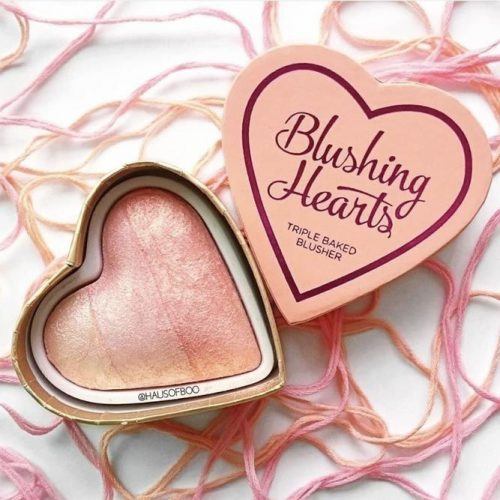 Blushing Hearts Baked Blusher #heartblush