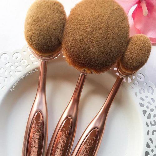 Makeup Oval Brushes #ovalbrushes