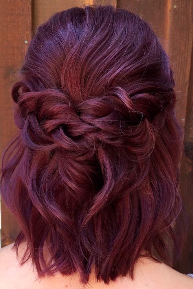 Braided Half Up Hairstyle