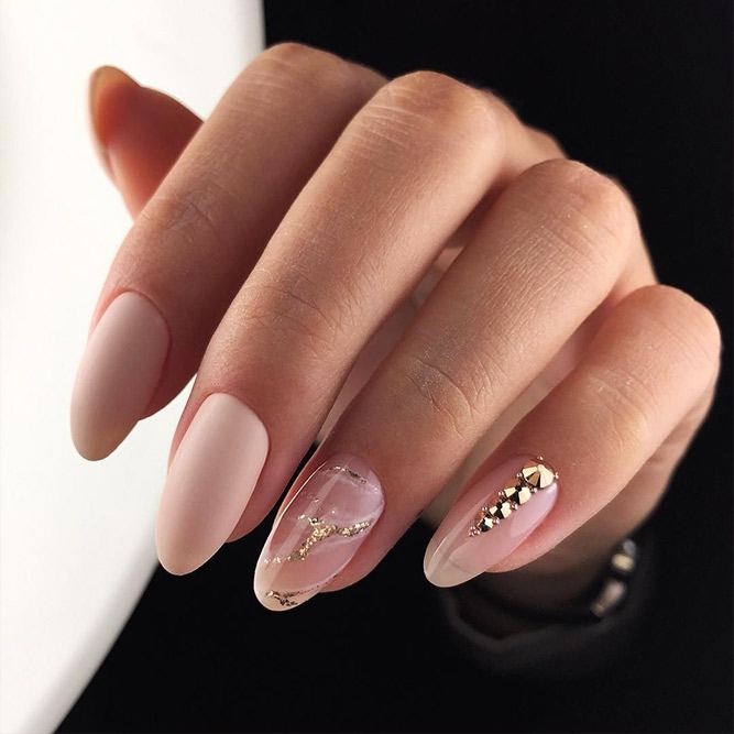 Incredible Matte Nude Nails Ideas