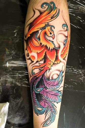 Phoenix Arm Tattoo Design #armtattoo