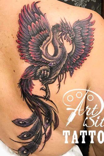 Dark Phoenix Tattoo Idea For Shoulder #shouldertattoo