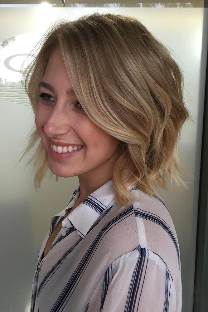 18 Sassy Short Hairstyles for Round Faces