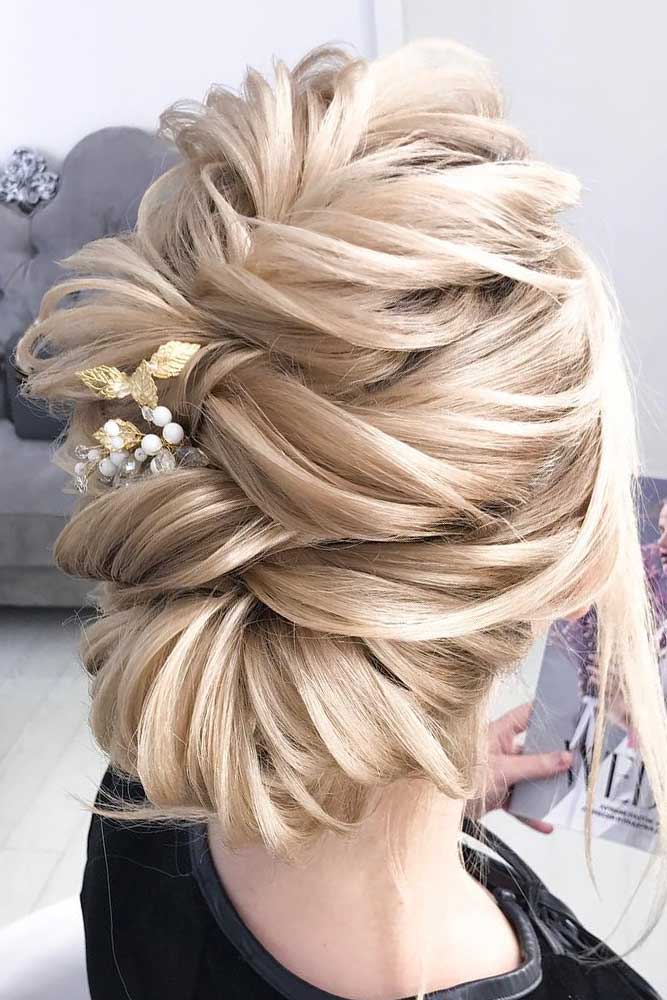 Sophisticated Updo Hairstyles With Accessories