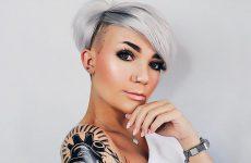 Blonde Short Hairstyles For Round Faces
