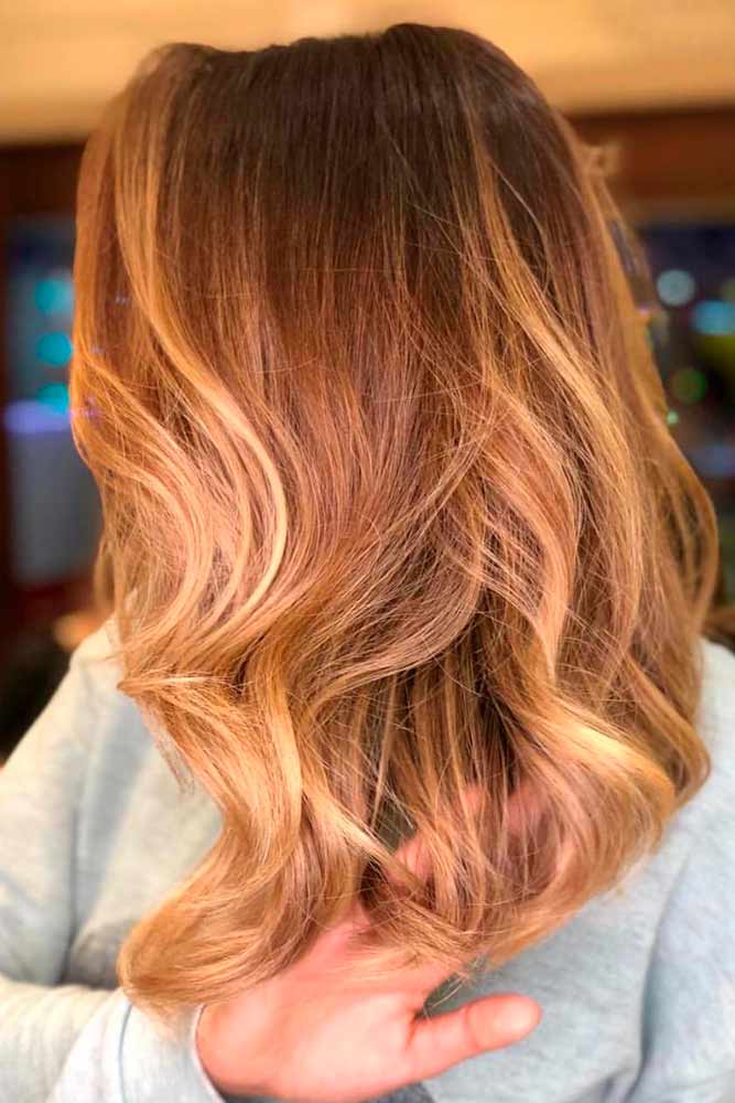Copper Hair With Blonde Babylights #copperhair