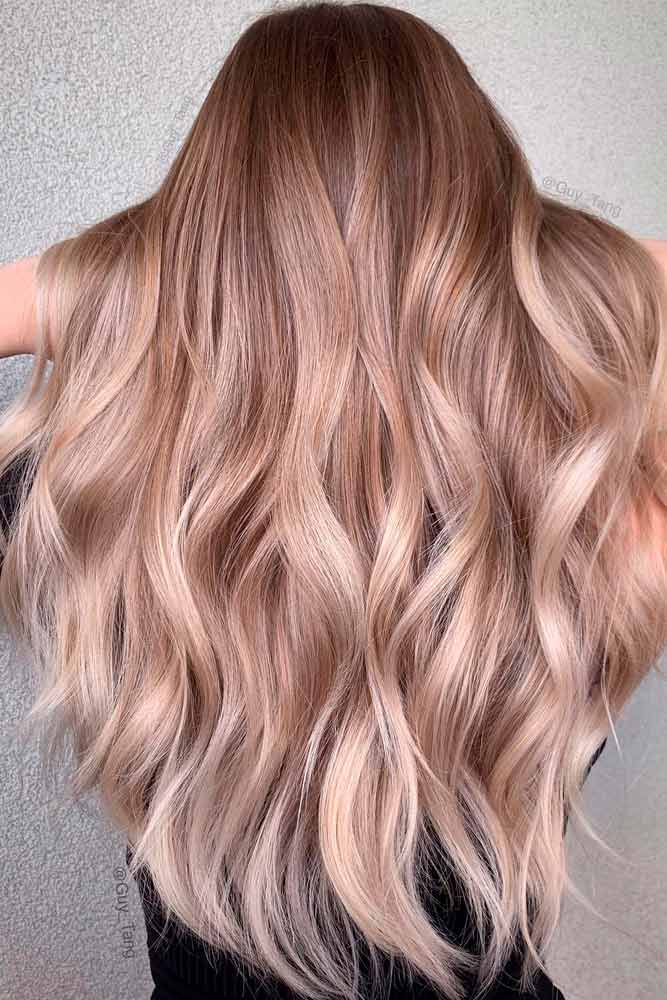 Soft Sandy Brown Ombre Hair #longhair #wavyhair